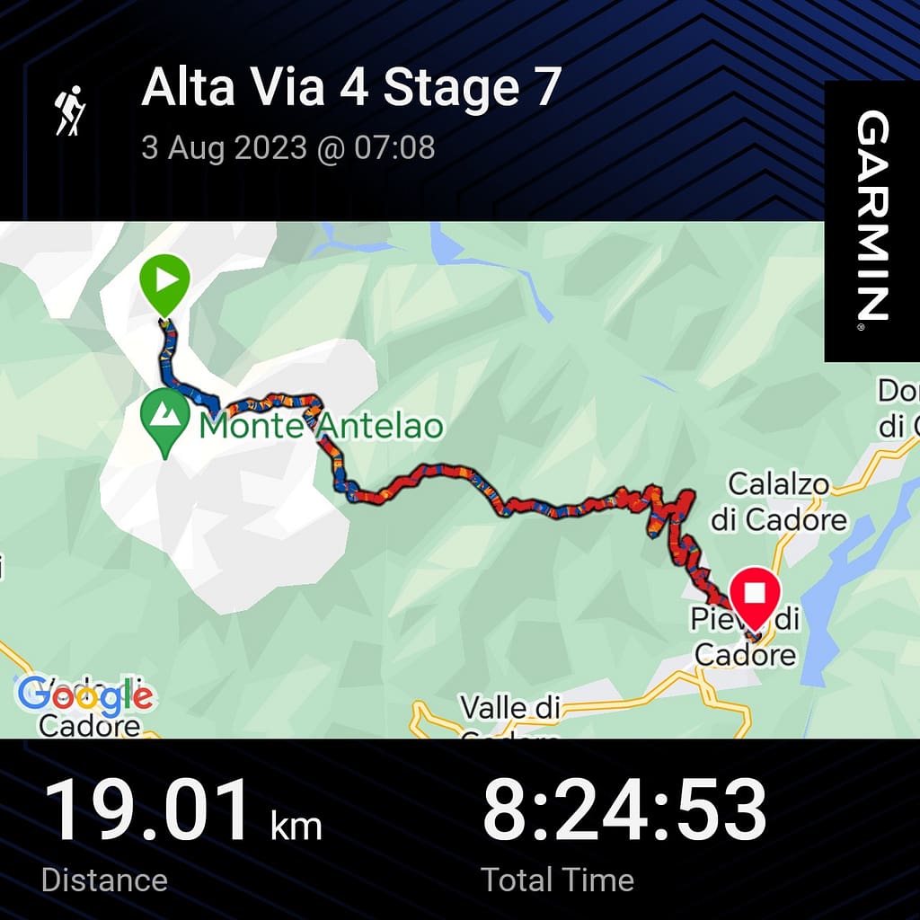 Alta Via 4 - Garmin Stage 7