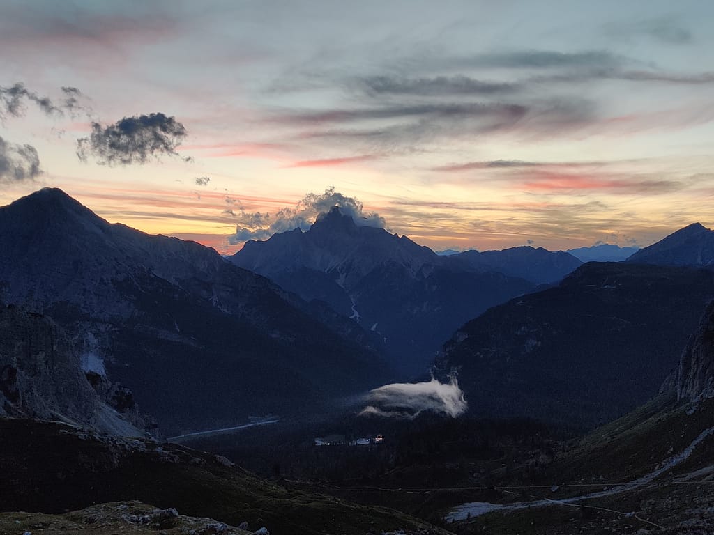 Rifugio Fonda Savio Sunset