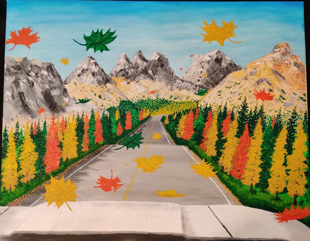 Canada Road Trip Painting