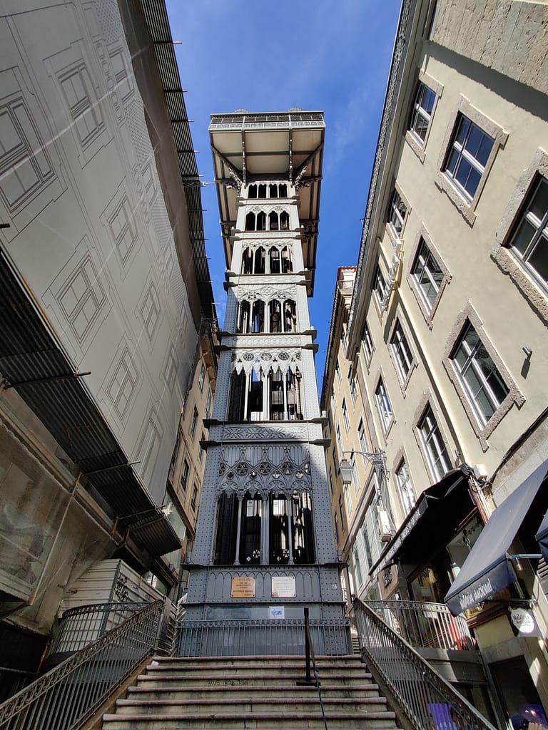 Justa Elevator in Lisbon